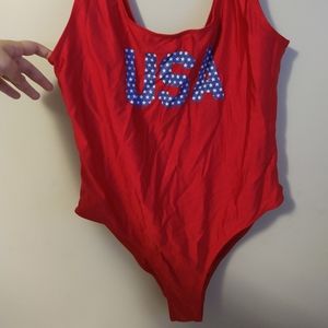 RED USA ONE PIECE